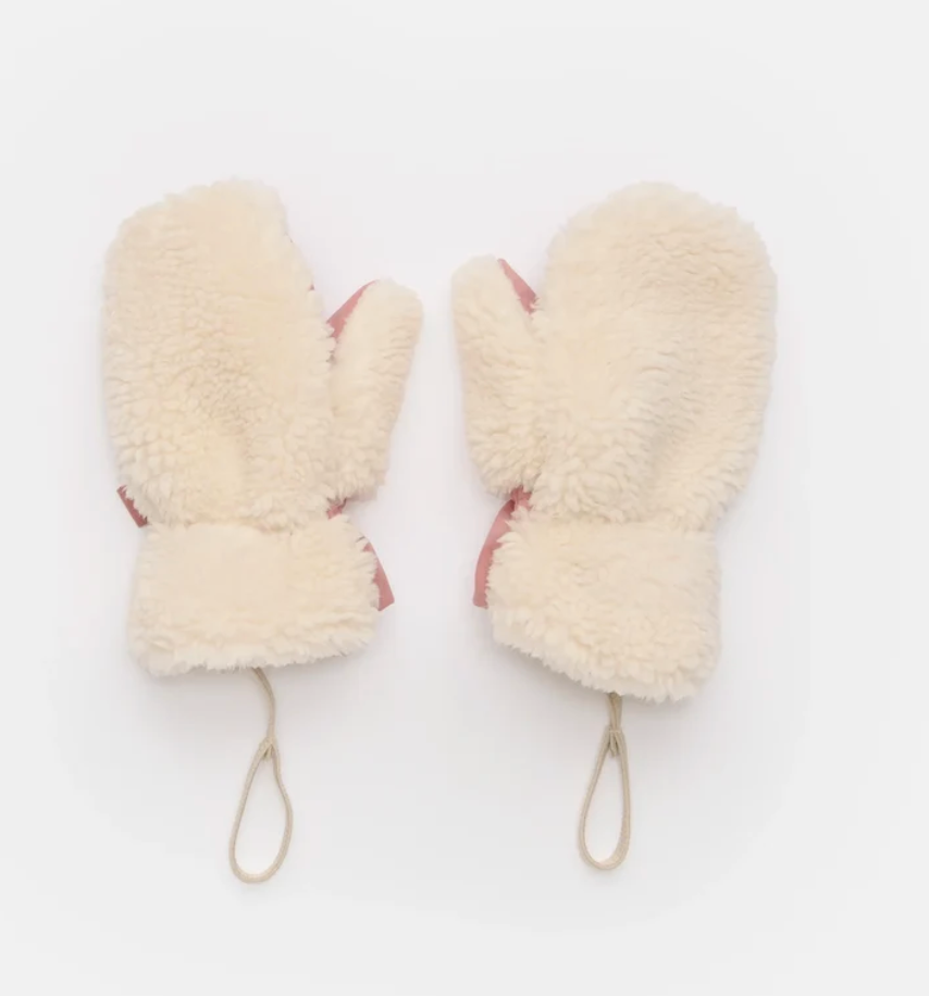 Sherpa Mittens - Benji Appliqué